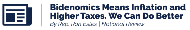 Read my op-ed in National Review: https://www.nationalreview.com/2024/06/bidenomics-means-inflation-and-higher-taxes-we-can-do-better/?bypass_key=c2JvTjh4WXZYaG84V0Via1RseUlsQT09OjpkRm9yYkRCaWFXSm5MMjFIWjBvMmNUVXhOVTlsZHowOQ%3D%3D