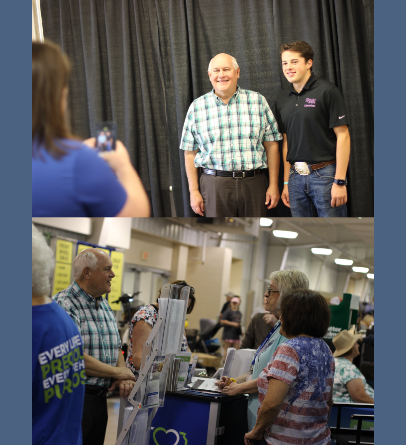 After the KFB meeting, I spent more of the day walking through the fairgrounds, visiting booths, and talking with Kansans and listening to their concerns. It was a great way to experience our state.