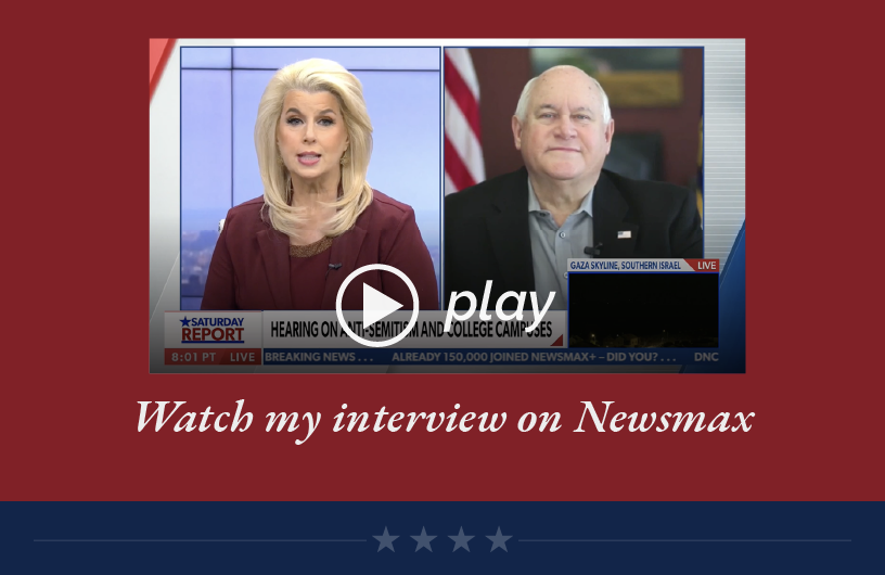 In this week's Ways and Means hearing we tackled this issue head-on, discussing how these universities have allowed for the spread of antisemitism and how to combat it. You can watch my full remarks below. I also joined Newsmax following the interview to discuss the topic further. You can also watch that interview below. LINK: https://youtu.be/V46iZ7mv9Aw?si=Lhv4mDHk6IiRtylE Watch my discussion in committee  LINK: https://youtu.be/tgxM1fLdXn8?si=wHv4hQ4cJrPM3tr8 Watch my interview on Newsmax