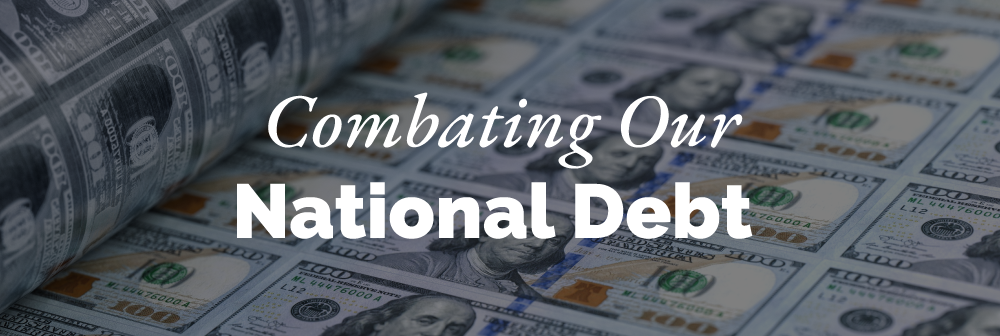 Headline: Combating Our National Debt.