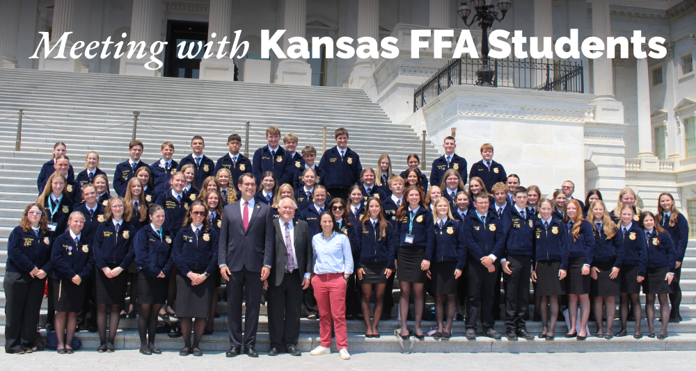 Headline: Meeting with Kansas FFA Students