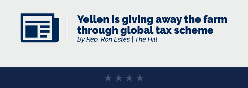 Read my op-ed about Yellen’s global tax scheme